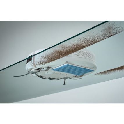 Sencor - Saugroboter mit Wischfunktion 2in1 18W/1500 mAh weiß + Fernbedienung