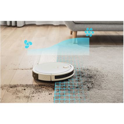 Sencor - Intelligenter 2-in-1 Saugroboter mit Wischfunktion 28W/2600 mAh Wi-Fi weiß + Fernbedienung