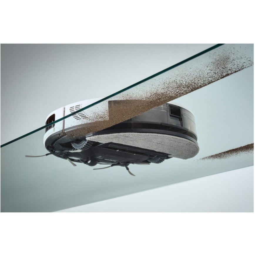 Sencor - Intelligenter 2-in-1 Saugroboter mit Wischfunktion 28W/2600 mAh Wi-Fi weiß + Fernbedienung