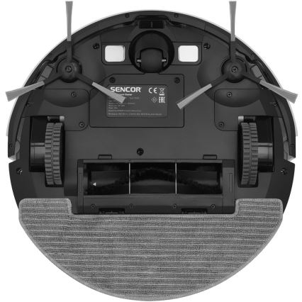 Sencor - Intelligenter 2-in-1 Saugroboter mit Wischfunktion 28W/2600 mAh Wi-Fi weiß + Fernbedienung