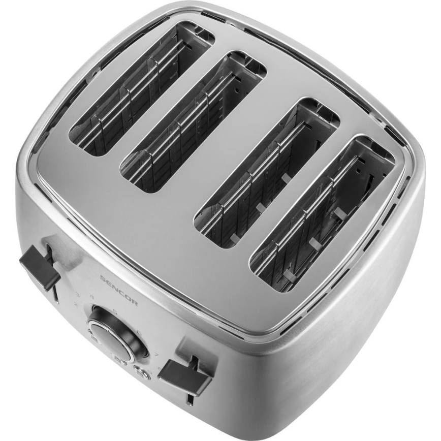 Sencor - 4-Schlitz-Toaster 1600W/230V, mattchrom