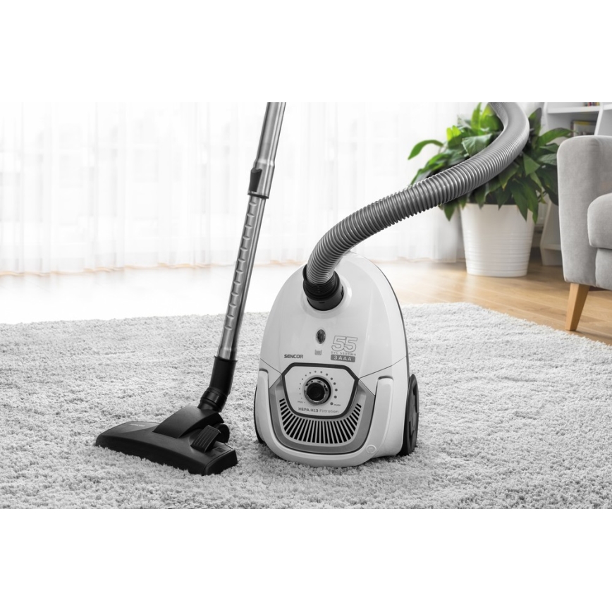 Sencor - Beutelstaubsauger 2 l 700W/230V weiß