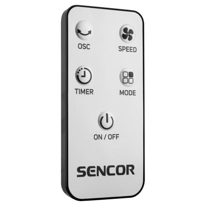 Sencor - Bodenventilator 50W/230V schwarz + Fernbedienung