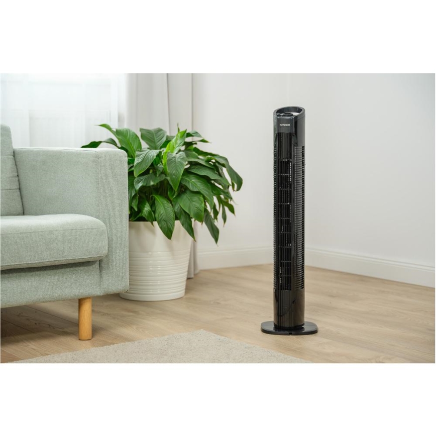Sencor - Bodenventilator 50W/230V schwarz
