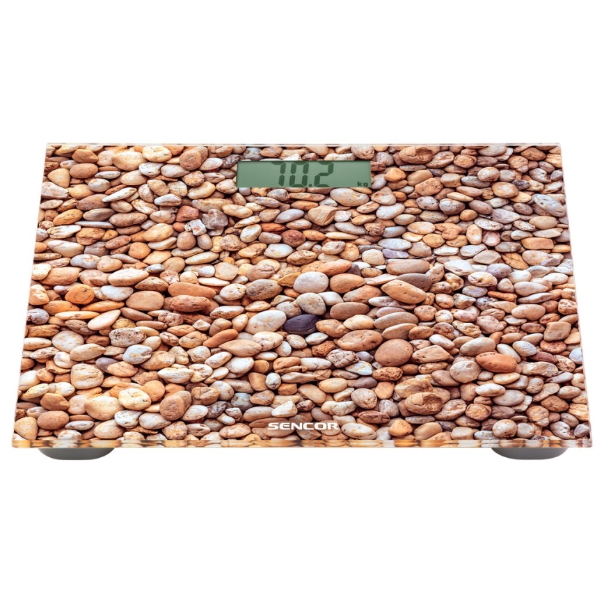 Sencor - Digitale Personenwaage mit LCD-Anzeige 1xCR2032