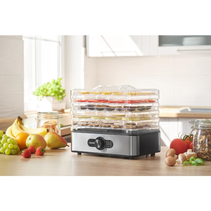 Sencor - Dörrautomat mit einstellbarer Temperaturregelung 700W/230V