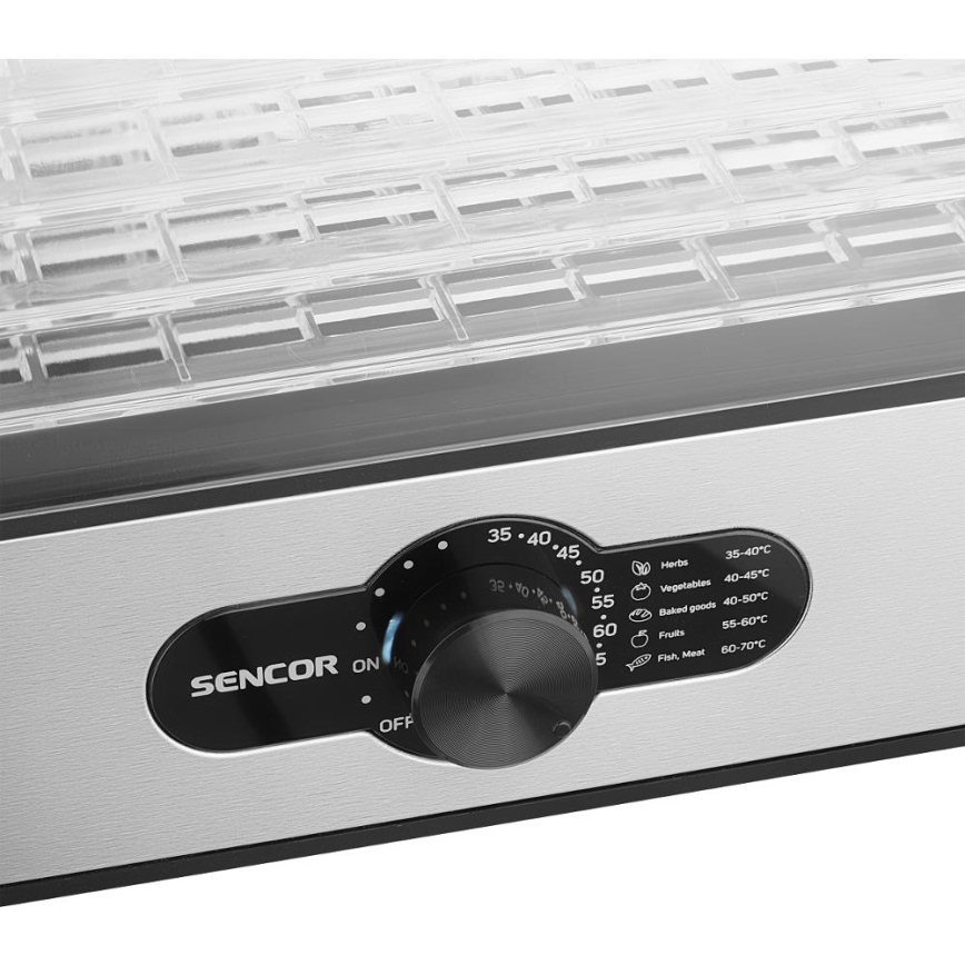 Sencor - Dörrautomat mit einstellbarer Temperaturregelung 700W/230V
