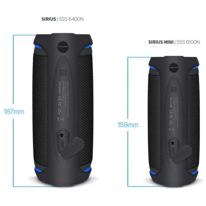 Sencor - Drahtloser Lautsprecher 30W 4000 mAh IPX6