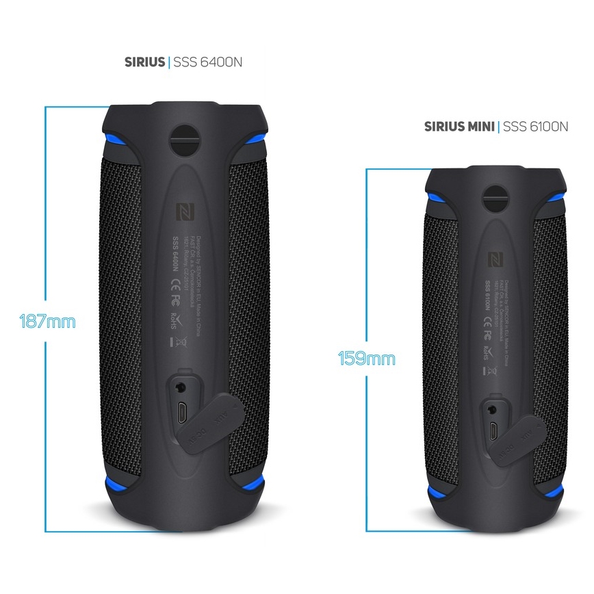 Sencor - Drahtloser Lautsprecher 30W 4000 mAh IPX6