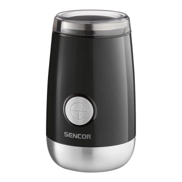 Sencor - Elektrische Kaffeemühle 60 g 150W/230V schwarz/matt Chrom