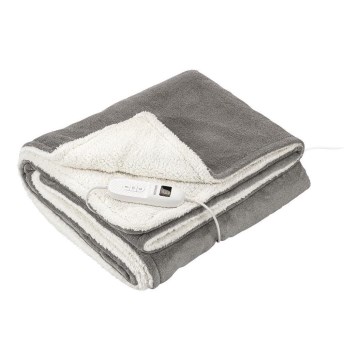 Sencor - Elektrische Wärmedecke 160W/230V 180x130 cm grau