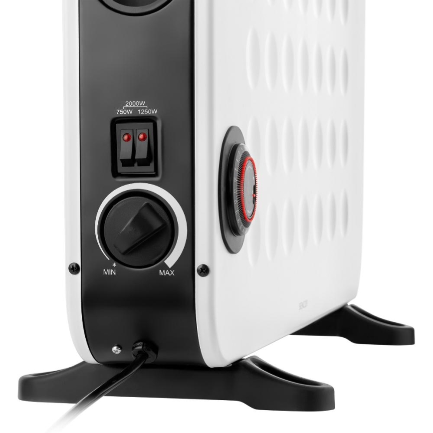 Sencor - Elektrischer Direktheizer/Konvektor 750/1250/2000W Thermostat