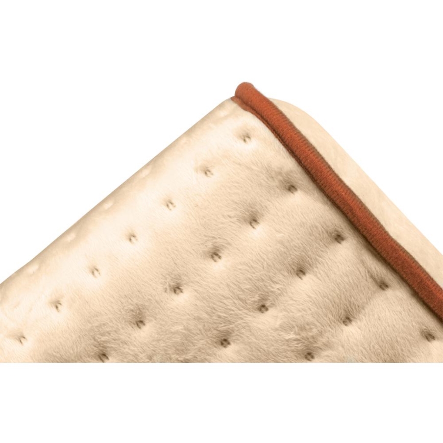 Sencor - Elektrischer Fußwärmer 100 W/230 V beige