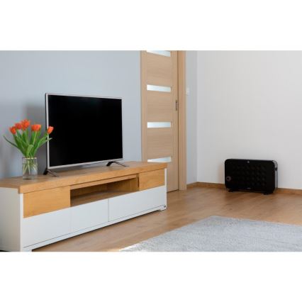 Sencor - Elektrisches Konvektor-Heizgerät 750/1250/2000W/230V Thermostat IP24 schwarz