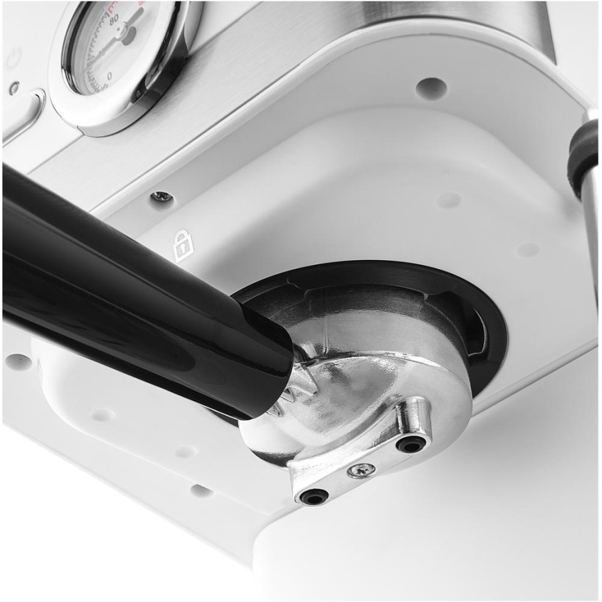 Sencor - Siebträgermaschine Espresso 1050W/230V Weiß/Mattchrom