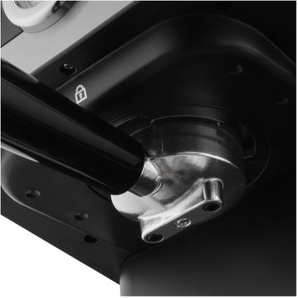 Sencor - Siebträgermaschine Espresso 1050W/230V Schwarz/Mattchrom