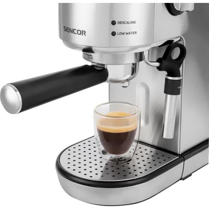 Sencor - Siebträgermaschine Espresso 1400W/230V
