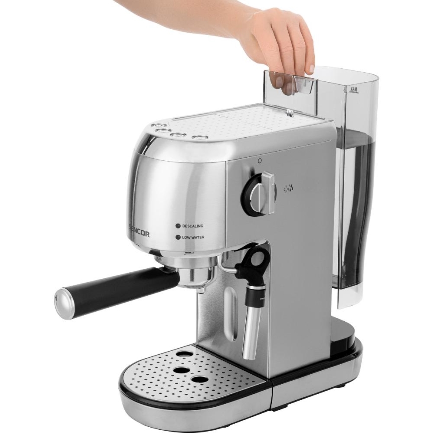 Sencor - Siebträgermaschine Espresso 1400W/230V