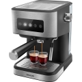 Sencor - Espressomaschine mit Siebträger 1050 W/230 V schwarz/mattchrom