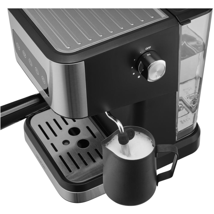 Sencor - Espressomaschine mit Siebträger 1050 W/230 V schwarz/mattchrom