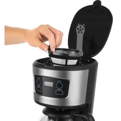 Sencor - Filterkaffeeautomat mit LCD-Display 700W/230V