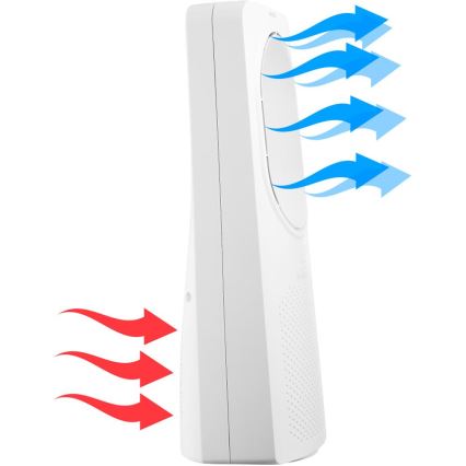Sencor - Flügelloser Bodenventilator 50W/230V weiß + Fernbedienung