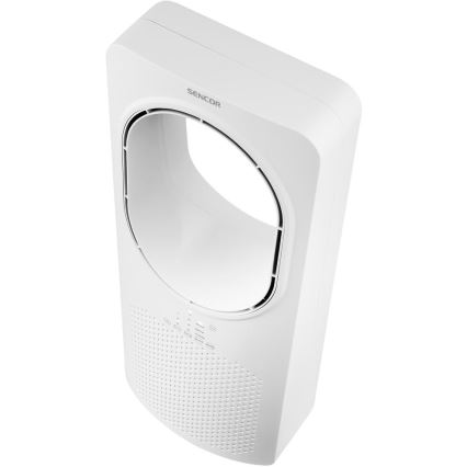 Sencor - Flügelloser Bodenventilator 50W/230V weiß + Fernbedienung