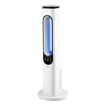 Sencor - Flügelloser Turmventilator 50W/230V weiß + Fernbedienung