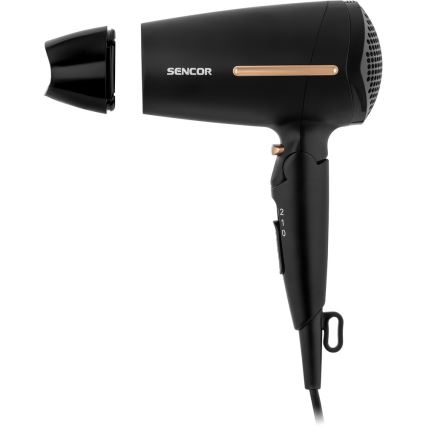 Sencor - Haartrockner 1600W/230V schwarz/gold