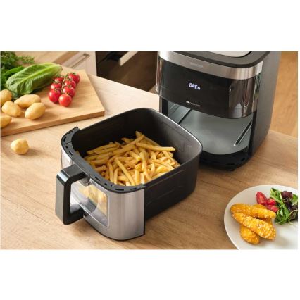 Sencor - Heißluftfritteuse 9 l 1700W/230V schwarz/matter Chrom