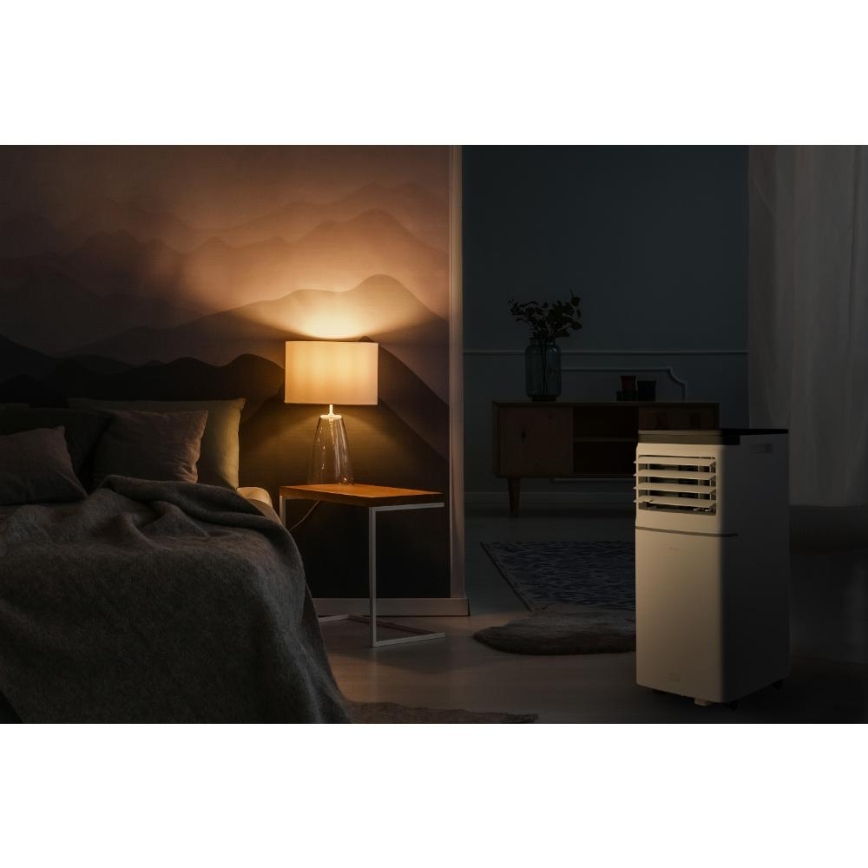 Sencor - Smarte mobile Klimaanlage 3-in-1 mit komplettem Zubehör 760 W/230 V 7000 BTU Wi‑Fi weiß + Fernbedienung