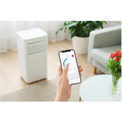 Sencor - Smarte mobile 3-in-1-Klimaanlage inklusive Komplettzubehör 760 W/230 V 7000 BTU Wi-Fi + Fernbedienung