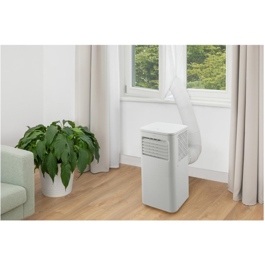 Sencor - Smarte mobile 3-in-1-Klimaanlage inklusive Komplettzubehör 760 W/230 V 7000 BTU Wi-Fi + Fernbedienung
