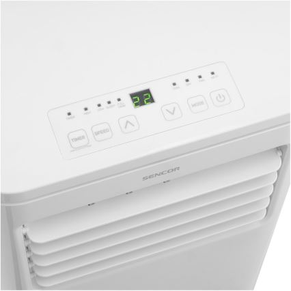 Sencor - Smarte mobile 3-in-1-Klimaanlage inklusive Komplettzubehör 760 W/230 V 7000 BTU Wi-Fi + Fernbedienung