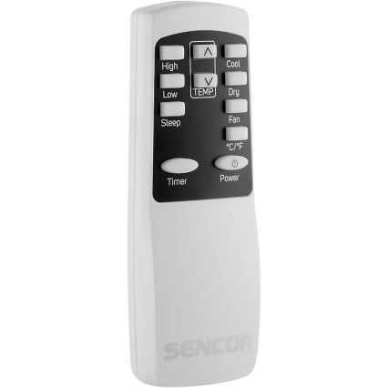 Sencor - Smarte mobile 3-in-1-Klimaanlage inklusive Komplettzubehör 760 W/230 V 7000 BTU Wi-Fi + Fernbedienung