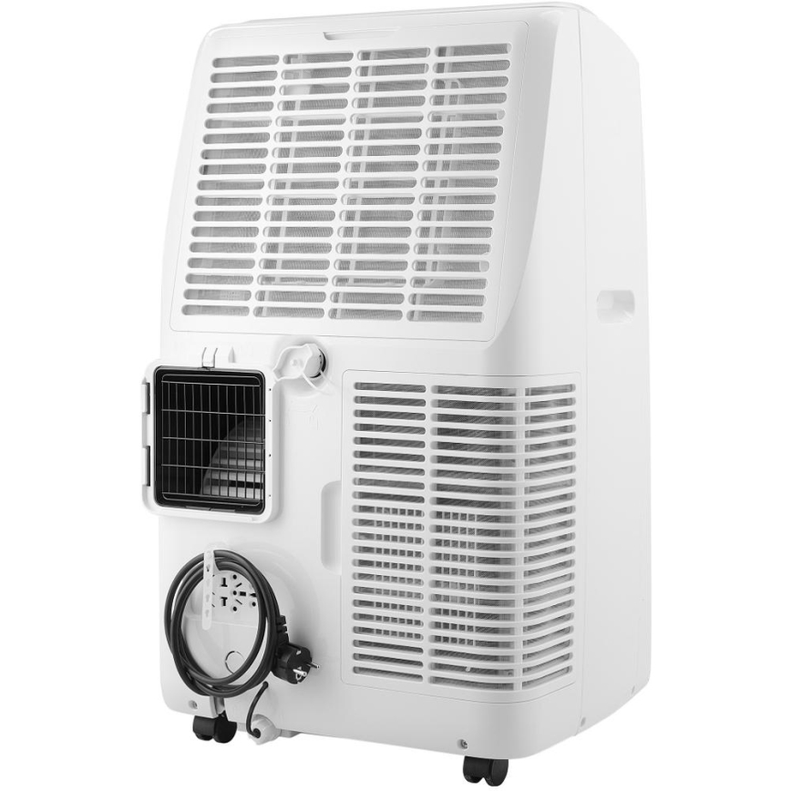 Sencor - Smarte mobile Klimaanlage 5-in-1, inkl. Komplettzubehör, 733 W/230 V, 9000 BTU, Wi-Fi, weiß + Fernbedienung