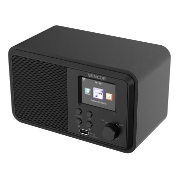 Sencor - Internet-Radio 4W/5V Wi-Fi + Fernbedienung