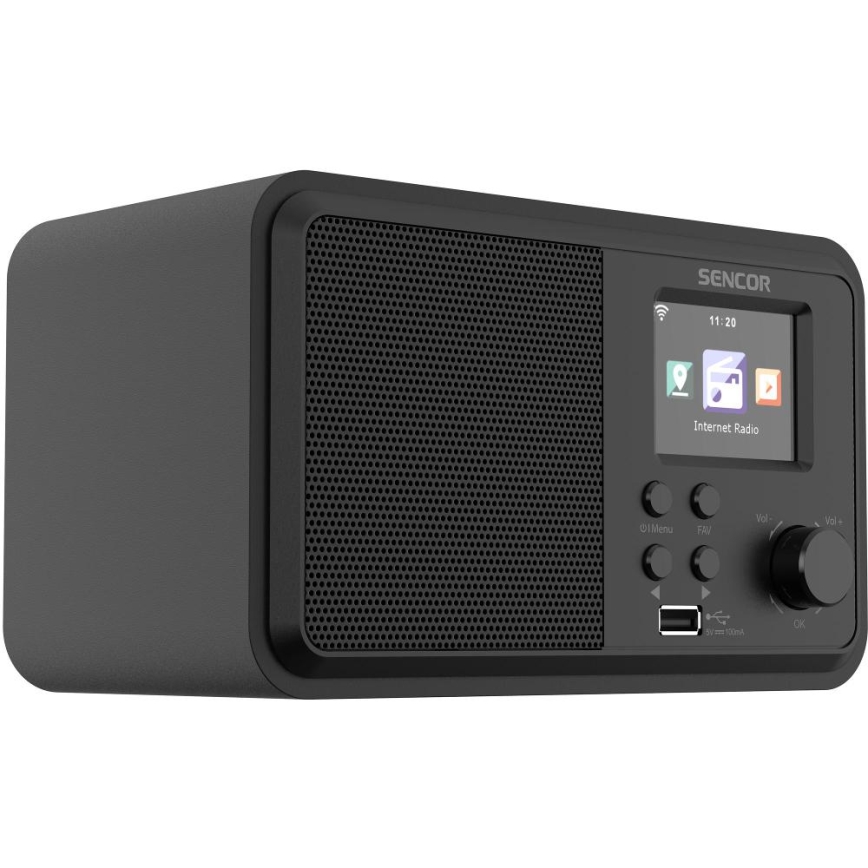 Sencor - Internet-Radio 4W/5V Wi-Fi + Fernbedienung