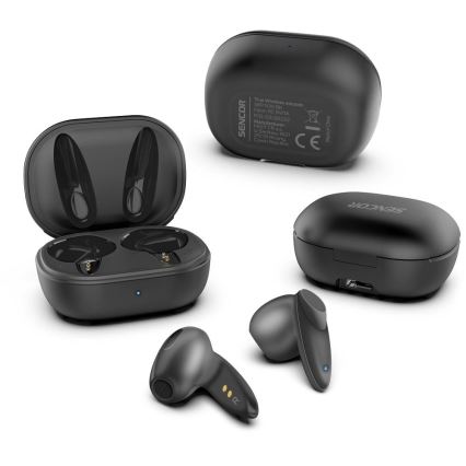 Sencor - Kabellose Kopfhörer IPX4 schwarz