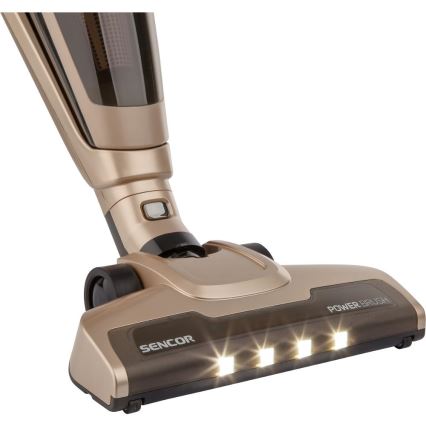 Sencor - Kabelloser 2-in-1 Stielstaubsauger 100W/2000 mAh beige
