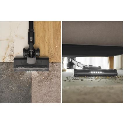 Sencor - Kabelloser 2-in-1-Stielstaubsauger 200 W / 2600 mAh, schwarz