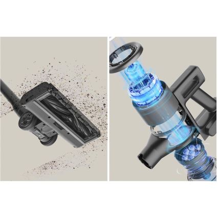 Sencor - Kabelloser 2-in-1-Stielstaubsauger 200 W / 2600 mAh, schwarz