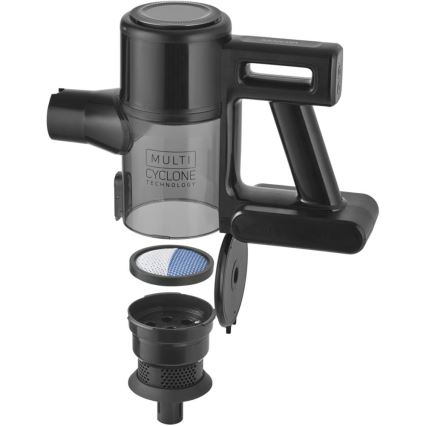 Sencor - Kabelloser 2-in-1-Stielstaubsauger 200 W / 2600 mAh, schwarz