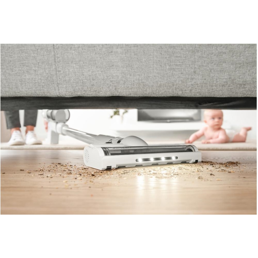 Sencor - Kabelloser Stabstaubsauger 2in1 250W/2200 mAh Weiß