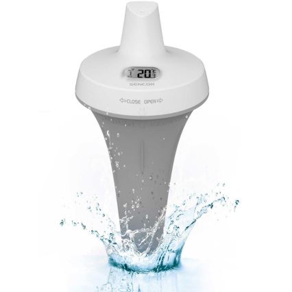 Sencor - Kabelloser schwimmender Poolsensor 2xAA IPX7