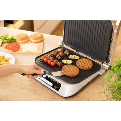 Sencor - Kontaktgrill 2100W/230V mattchrom