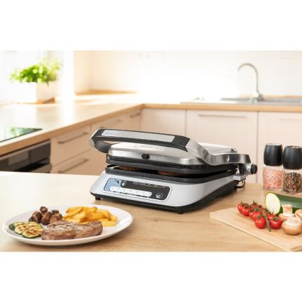 Sencor - Kontaktgrill 2100W/230V mattchrom