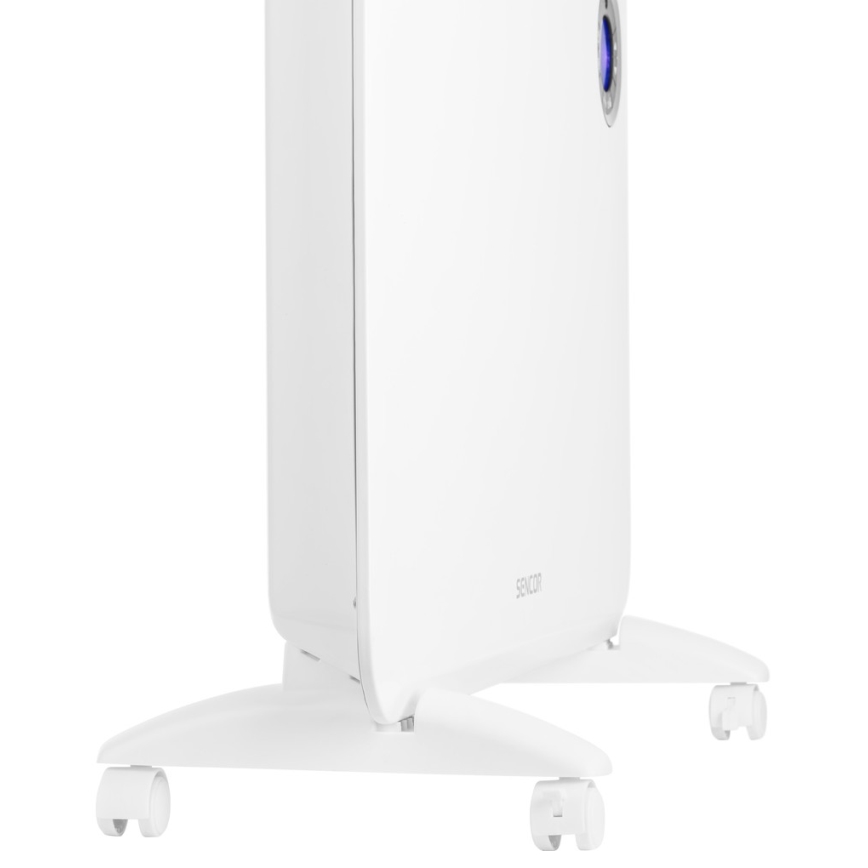 Sencor - Konvektionsheizer mit LCD-Display und Thermostat 750W/1500W/230V IP24