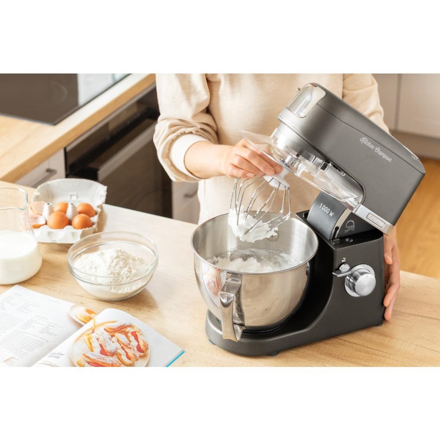 Sencor - Küchenmaschine mit Edelstahlschüssel 1000W/230V grau