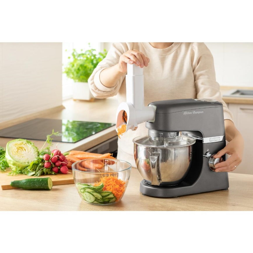 Sencor - Küchenmaschine mit Edelstahlschüssel 1000W/230V grau